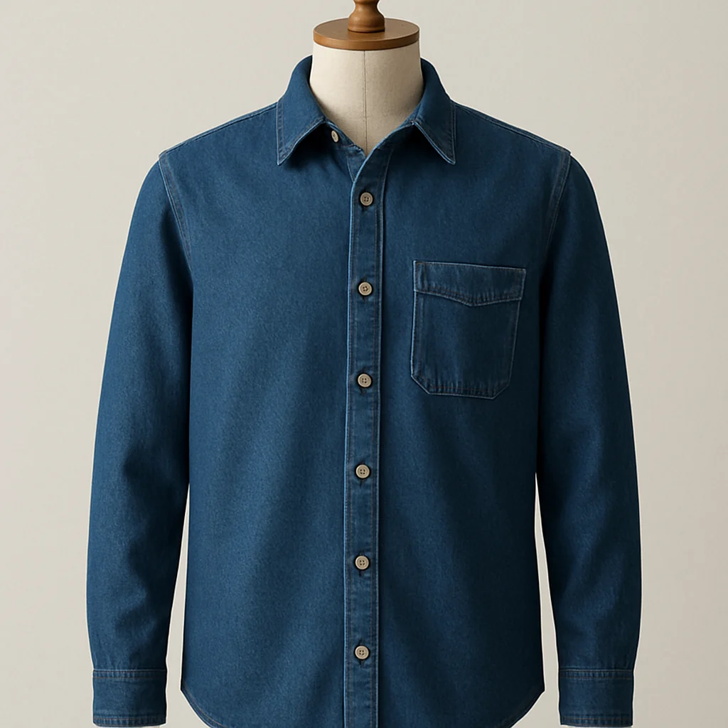 Washed Denim Overshirt